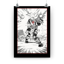 Salva Espín Art - Póster «Hard Mission» - imagen 37 1