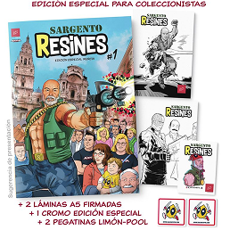 Salva Espín Art - Cómic «SARGENTO RESINES» Edición Especial MURCIA - imagen 4 2